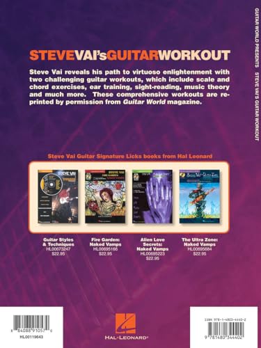 Guitar World Presents Steve Vai's Guitar Workout | Advanced Guitar Exercises, Scales, Chords, Music Theory, and Sight-Reading | 10-Hour and 30-Hour Practice Routines for Shredding
