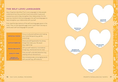 Self-Love Journal for Women: Prompts and Practices for Your Journey to Self-Worth, Self-Care, and Self-Acceptance (Self-Love Workbook and Journal)
