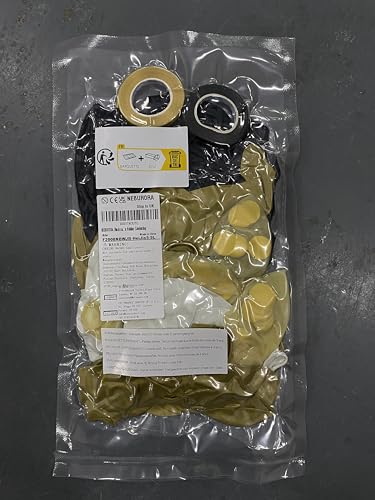 NEBURORA Black and Gold Confetti Balloons 60pcs 12inch Metallic Gold White and Black Confetti Balloons with Ribbons for Birthday Party Wedding Graduation Holiday Celebrating