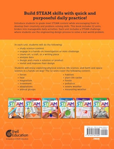 180 Days: STEM/STEAM for 3rd Grade Practice Workbook for Classroom and Home, Cool and Fun Practice Created by Teachers (180 Days of Practice)