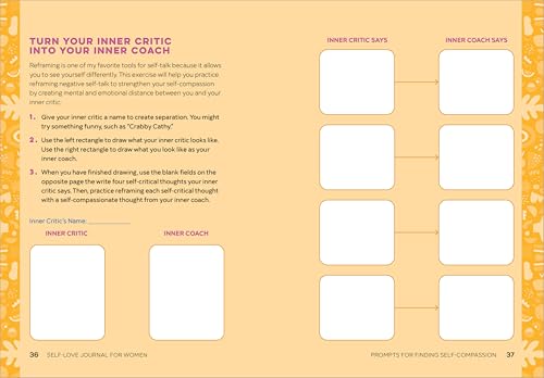 Self-Love Journal for Women: Prompts and Practices for Your Journey to Self-Worth, Self-Care, and Self-Acceptance (Self-Love Workbook and Journal)