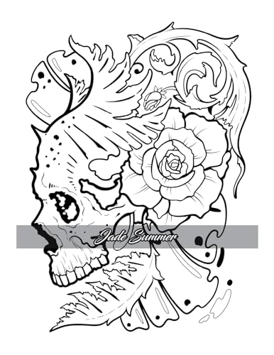 100 Tattoos: Tattoo Coloring Book for Adults with Incredible Designs of Animals, Flowers, Fantasy, Skulls, and More!