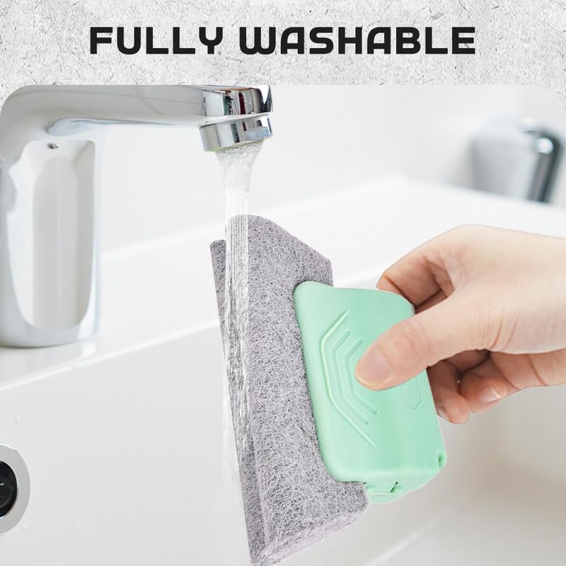 Magic Window Cleaning Brush - Multi-Purpose Groove & Track Cleaning Tool Set (Mix-3pcs) - Clean Windows, Sills & Spaces