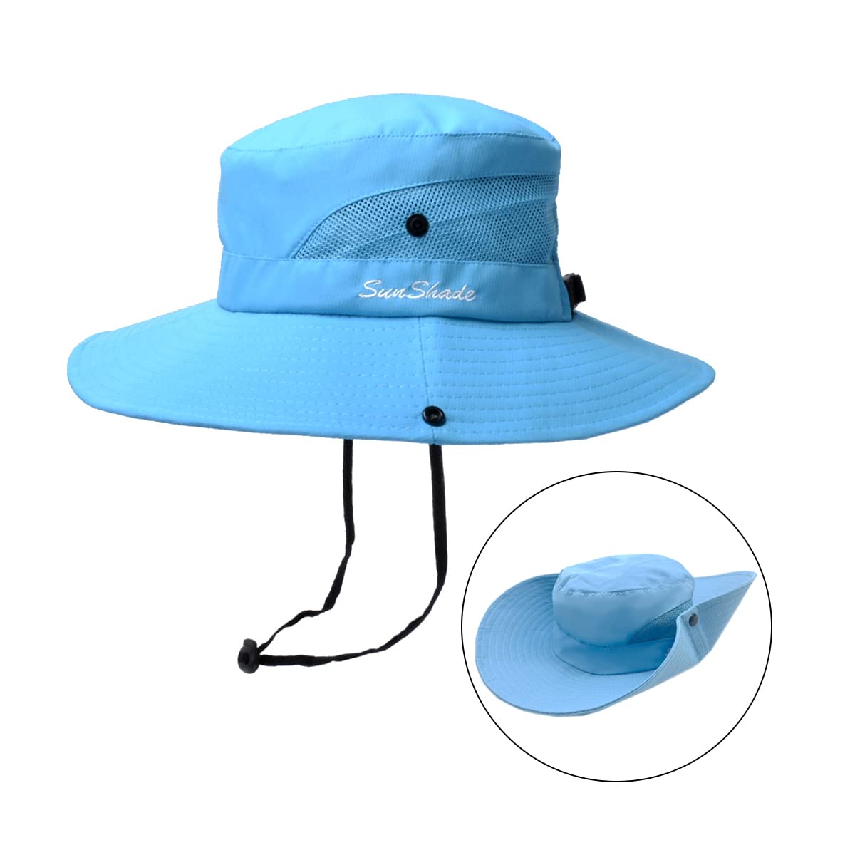 Sun Hat Womens Beach Hat Womens Sun Hat Ponytail Hat Foldable Sun Hats for Women