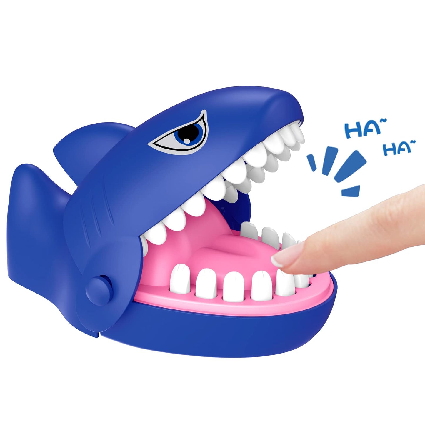 LanMa Shark Dentist Teeth Game for Kids - Shark Finger Biting Game Toy, Fun Travel Size