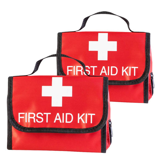 AOUTACC Nylon First Aid Kit Empty, Travel Empty First Aid Kit Pouch Bag for Emergency at Home, Office, Car, Outdoors, Boat, Camping, Hiking(Bag Only)