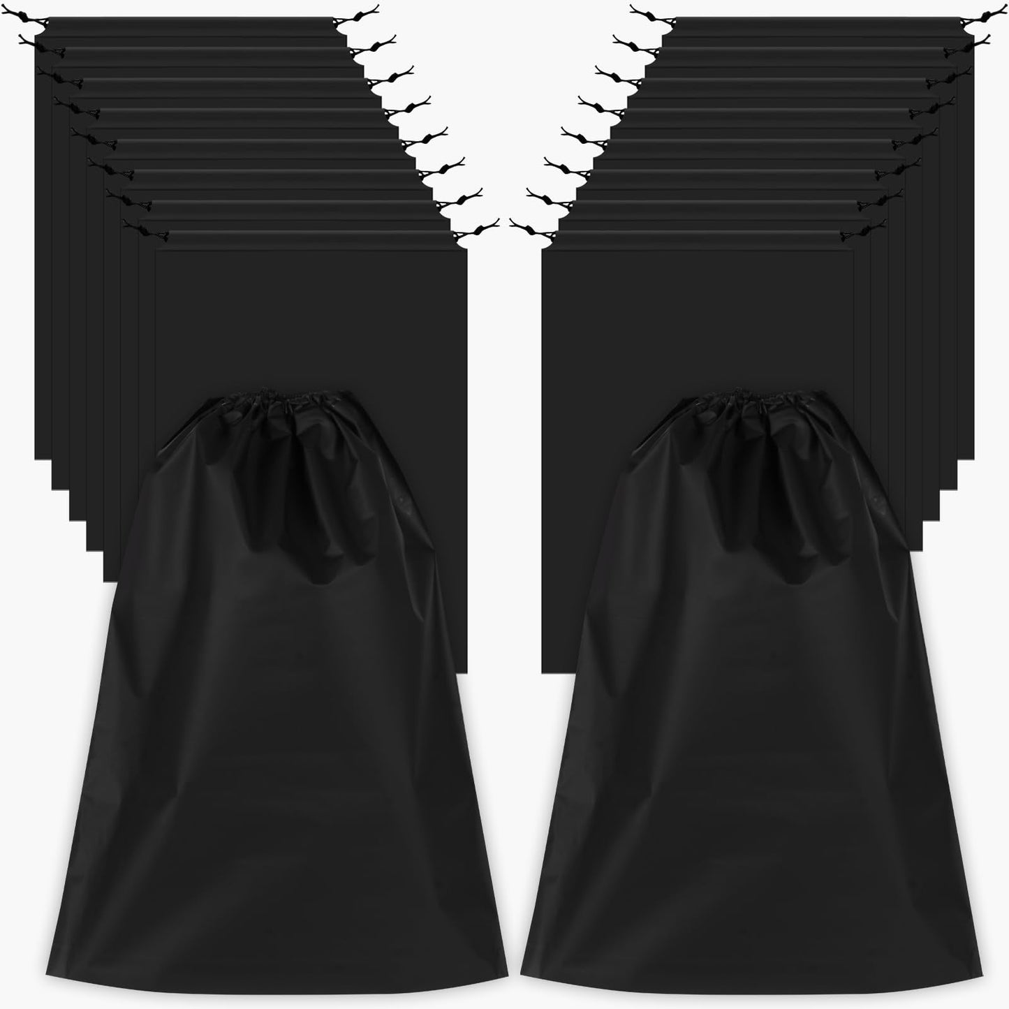 18 Pack Shoe Bags for Travel, 11.8in x 15.7in Travel Shoe Bags for Packing, Travel Bag for Shoes, Storage Bags for Men and Women