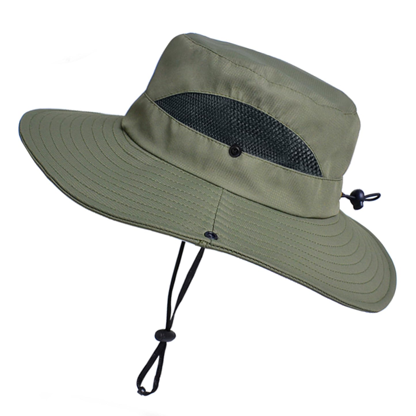 NPJY Sun Hats for Women Men 3” Wide Brim UPF 50+ Fishing Beach Bucket Hats