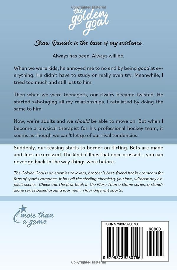 The Golden Goal: A Sweet Rivals to Lovers Hockey RomCom (More Than a Game)