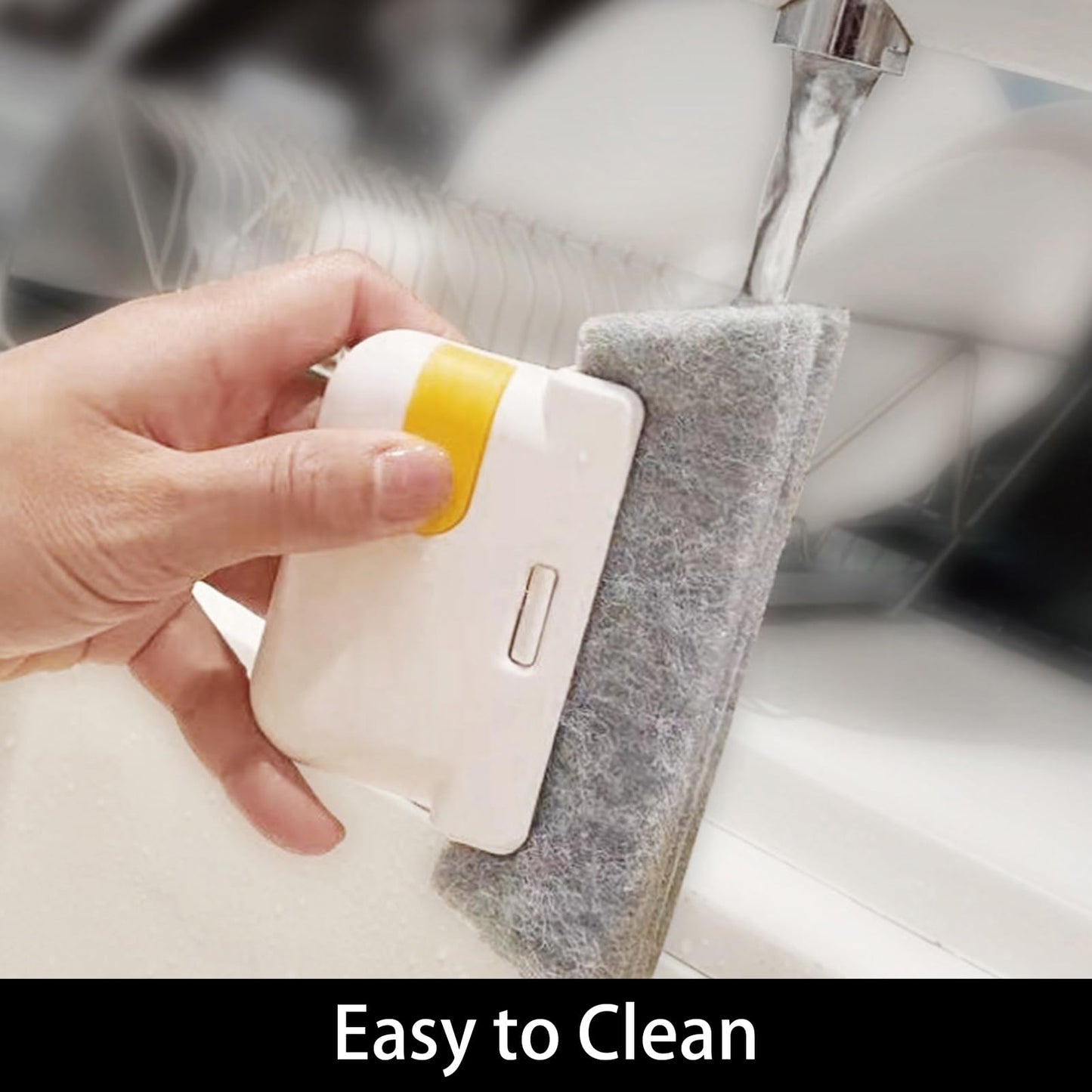 Magic Window Track Cleaner Brush Kit, 3-in-1 Design for Sliding Doors, Car Vents, Keyboards, 3 Pack Window Cleaning Tools with 3 Replacement Heads