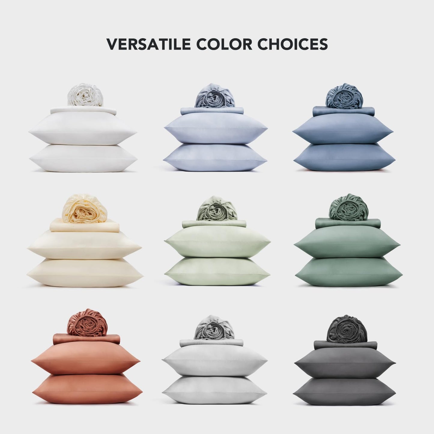EVERGRACE Tencel Sheet Set Queen Size 4 Pieces,Soft Cooling Bed Sheets for Hot Sleepers, Eucalyptus Lyocell Luxury Breathable Bedding Set, 1 Fitted Sheet, 1 Flat Sheet, 2 Shams, Cream