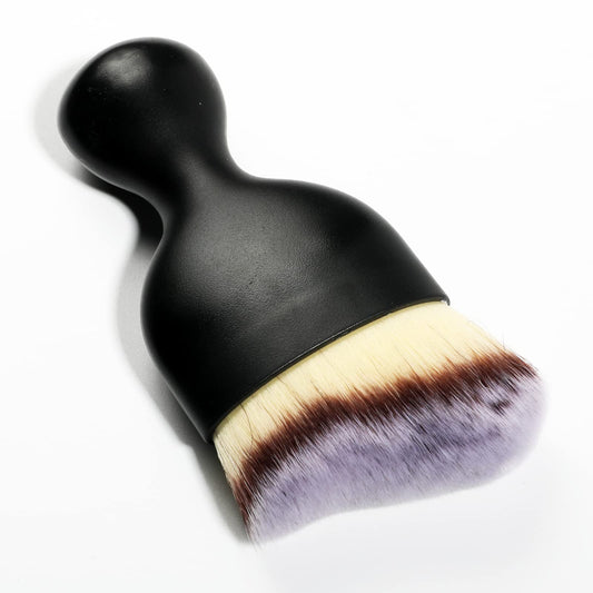 Car Interior Detailing Brush,Soft Bristle Cleaning Brush Car Detailing Brush Dusting Brush,Car Interior Cleaning Tool,Auto Detail Brush Car Dash Duster Brush (Black)