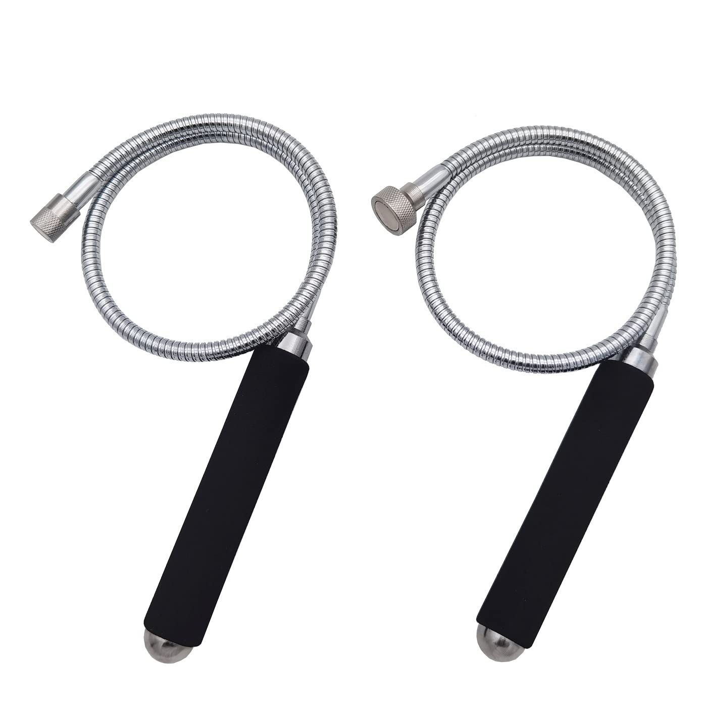 Flexible Magnetic Pickup Tool Set, 2LB & 5LB, 26" Bendable Extension Magnetic Pickup, VASTOOLS