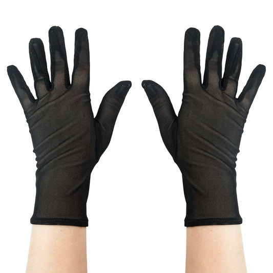 Luwint Tulle Mesh Gloves for Opera Party Costume Sun Protection