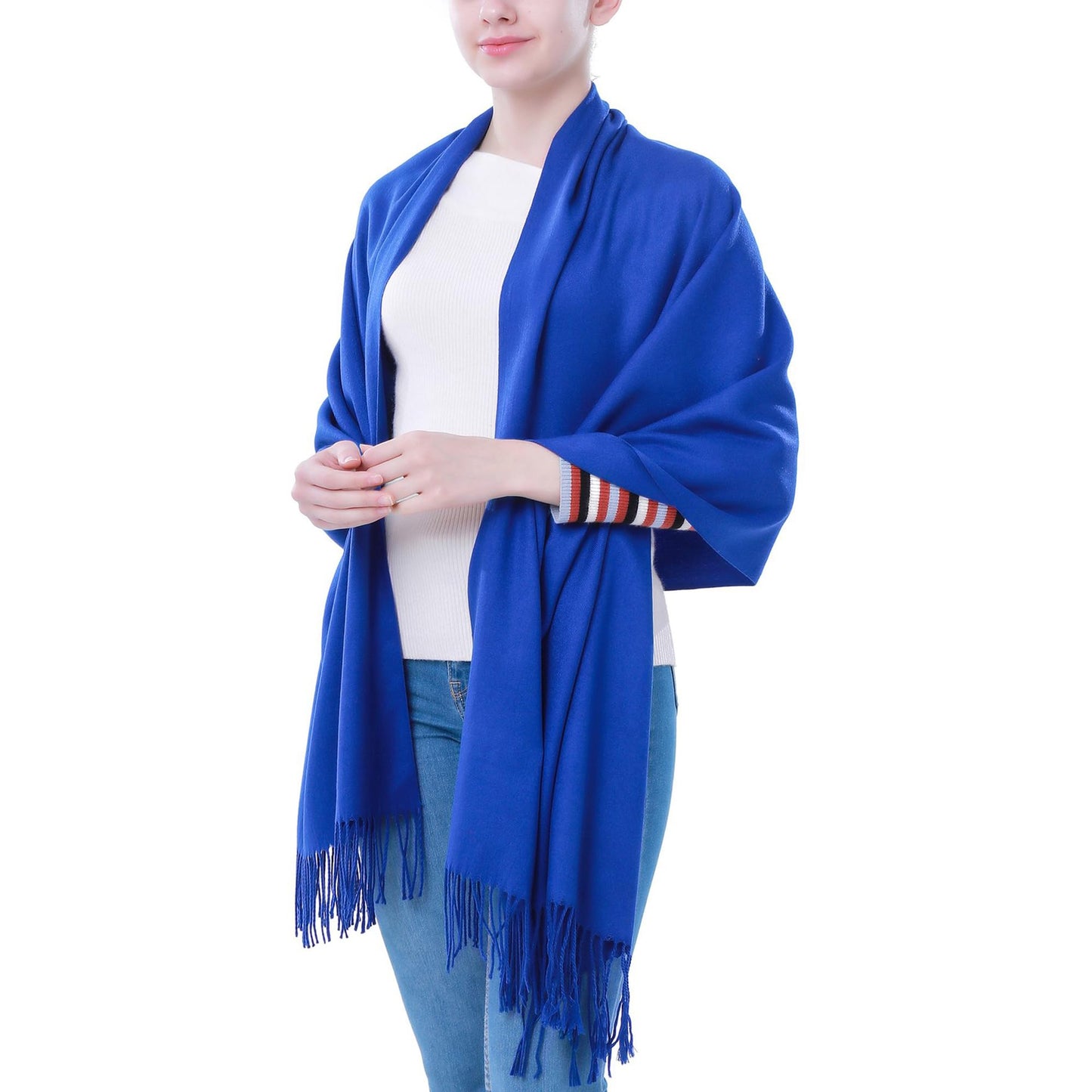 Pashmina Scarf and Shawl - Soft Women Pashminas Wrap for Wedding Evening Party (20 Colors)