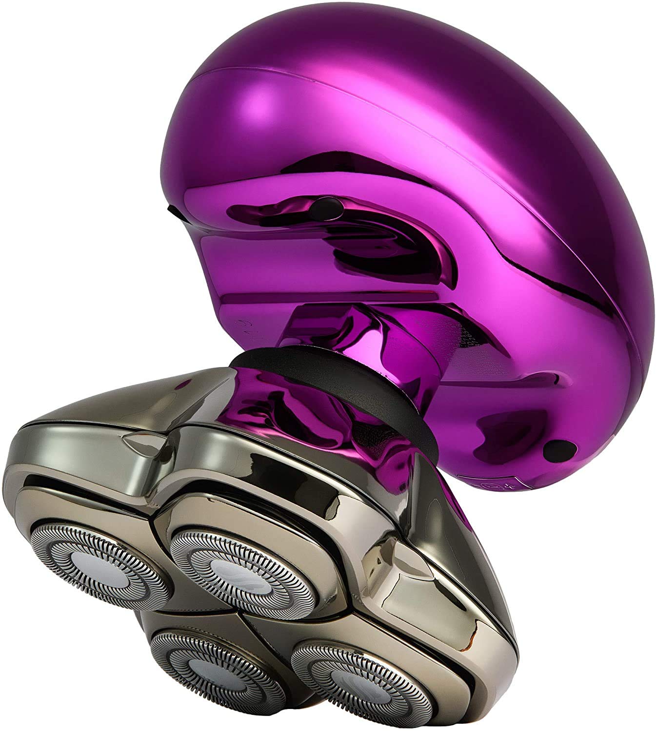 Skull Shaver Butterfly Kiss Shaver Purple Along with Platinum Rinse Stand Purple and Butterfly Kiss Travel Case(Black), Best Gifting Combo