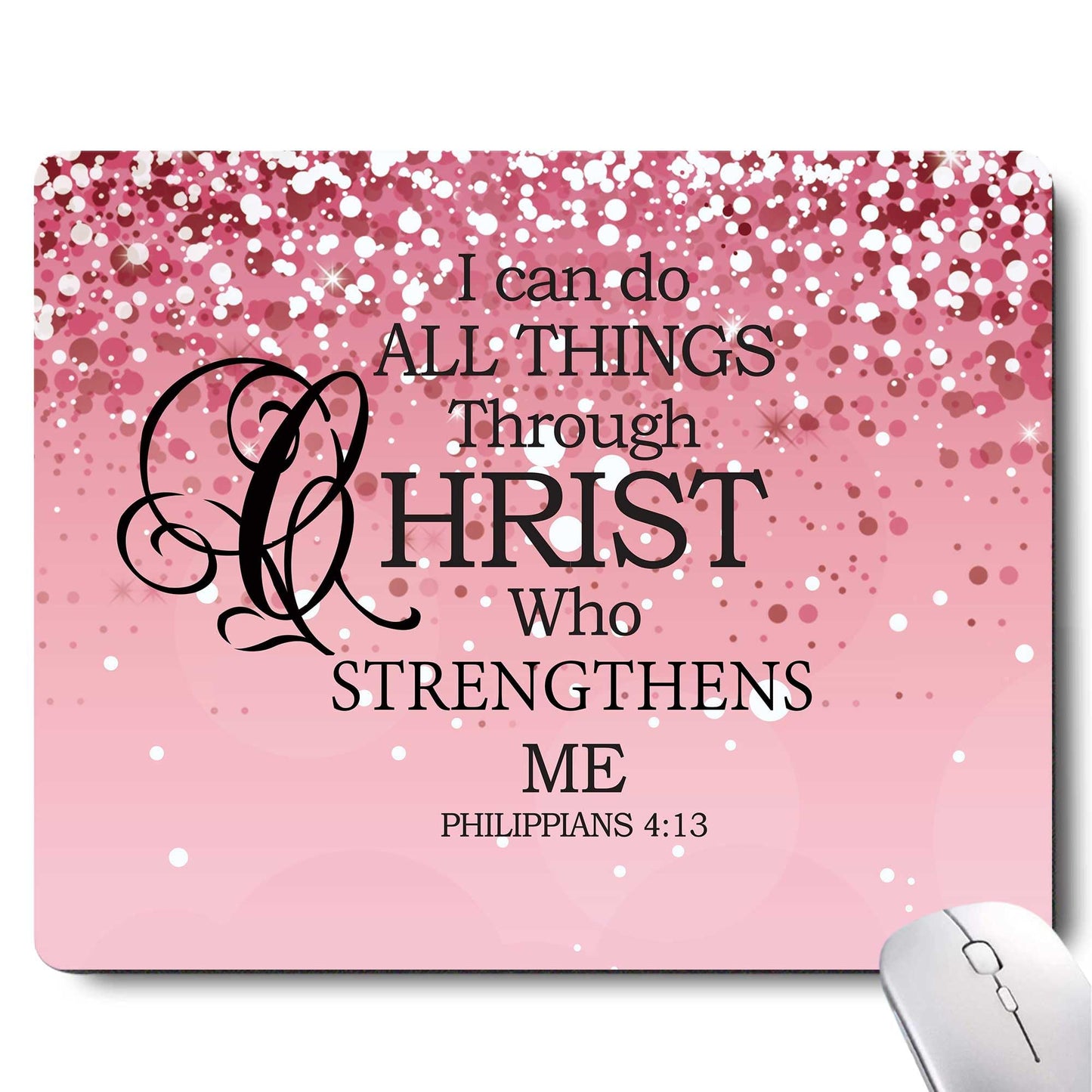 Gorgeous Flowers Plants Mouse Pad,Pink Floral Rose Mouse Pads for Desk,Soft Computer Mouse Mat Cute Mousepad Cloth Computer Mouse Pads for Women,Square Waterproof Non-Slip Rubber Base MousePads