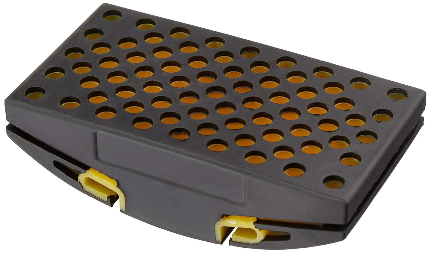 Amazon Basics 5.1" Rubber Sanding Block, Black/Yellow