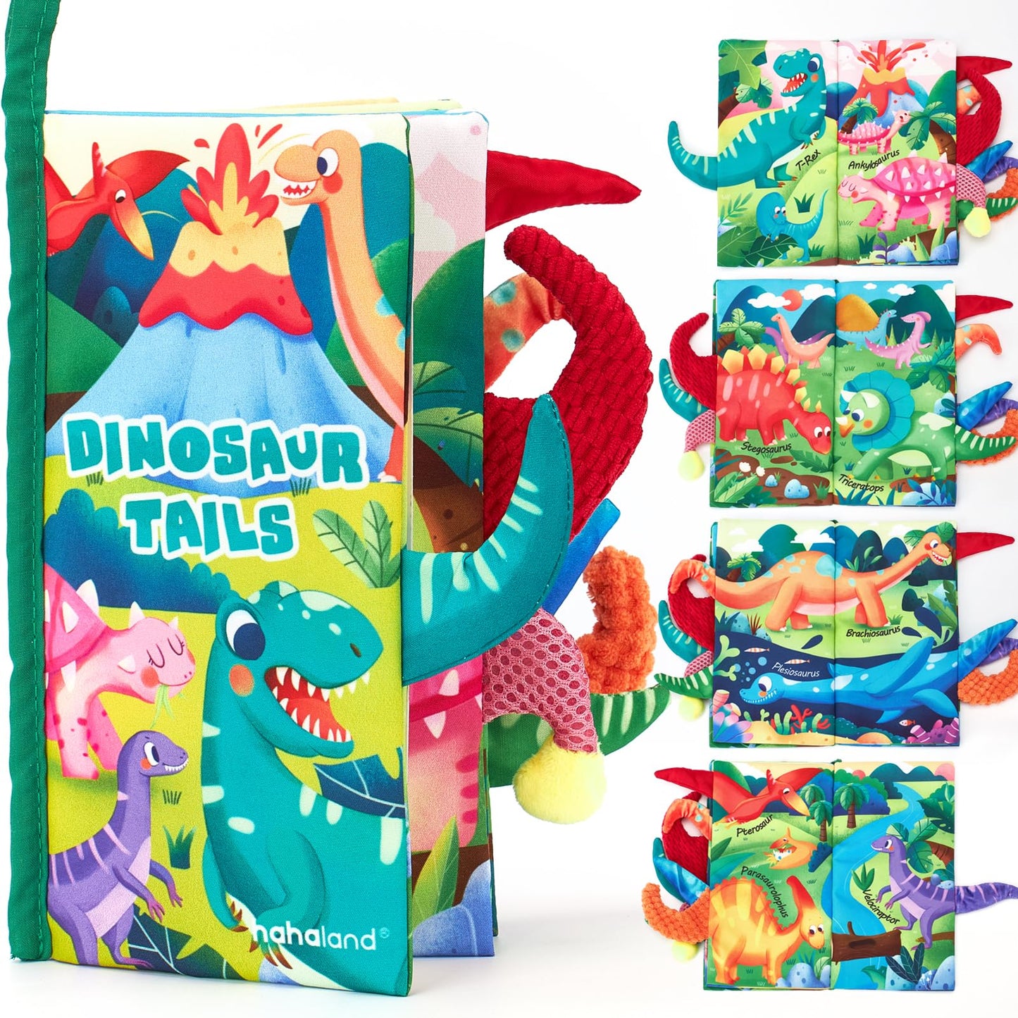 hahaland Baby Books 0-6 Months, Infant Tummy Time Toy High Contrast Sensory Toys 6 to 12 Months Touch Feel Book Babies Travel Toy Gifts for Boy Girl 0-3 Month Baby Shower Birthday Gifts (Single Book)