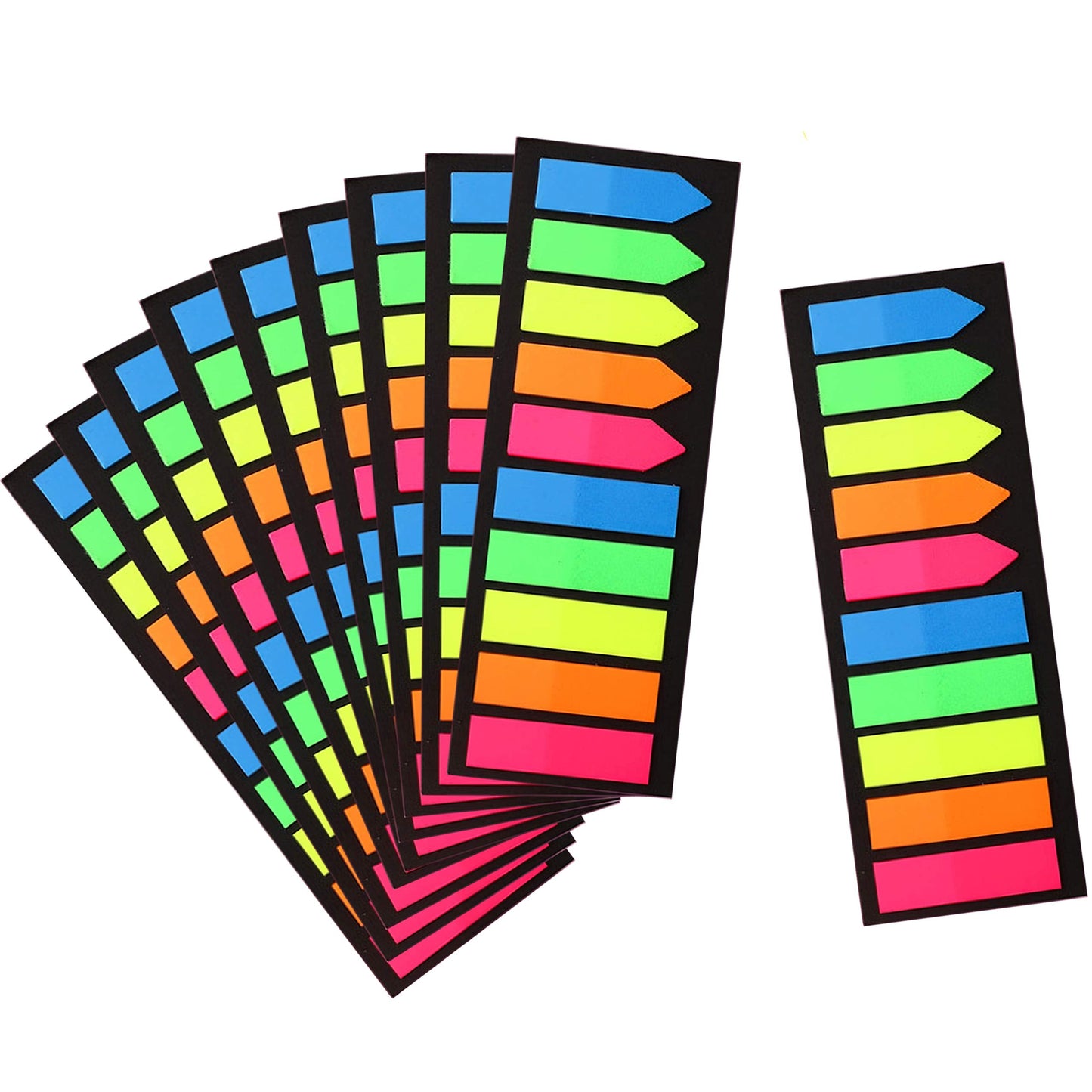 2000 Pieces Sticky Tabs, Colored Sticky Note Index Tabs, Page Markers Flags for Book Markers, Book Annotation Tabs