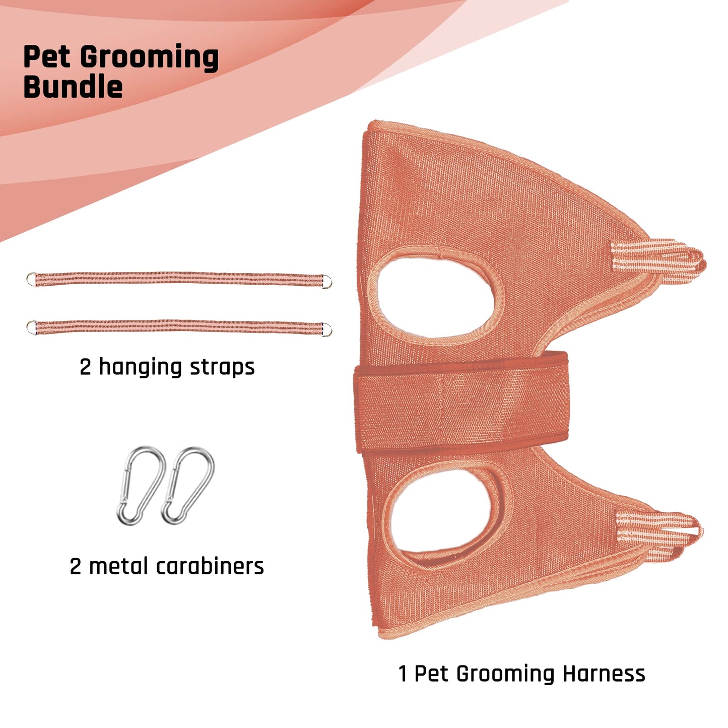 Potens' Pet Dog Grooming Hammock with Security Strap - Grooming Hammock for Small Dogs - Dog Holder for Nail Trimming - Dog Hanging Harness for Nail Trimming (Small)