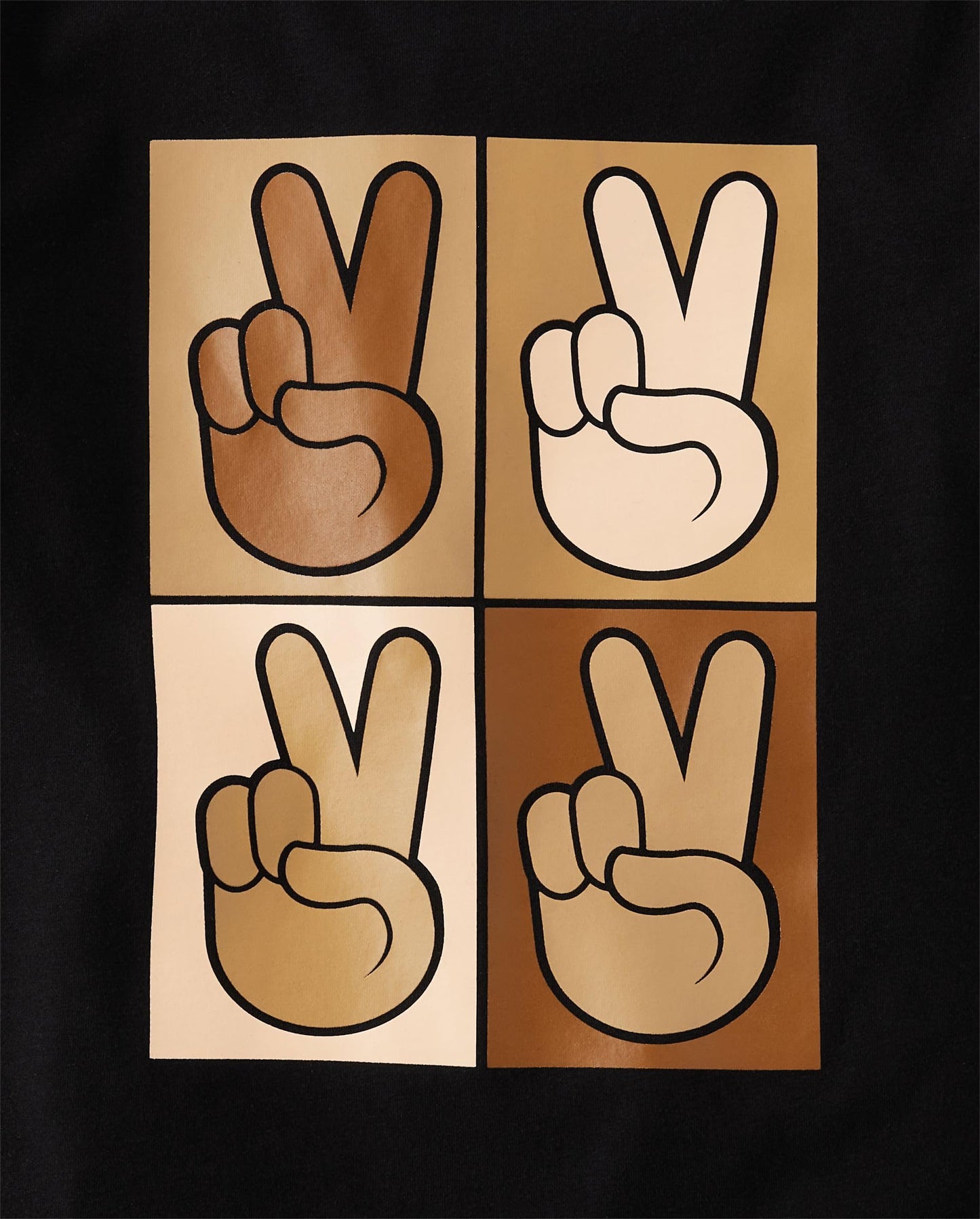 The Children's Place,Boys,All Holidays Short Sleeve Graphic T-Shirts,Multipacks,Peace/Dream 2-Pack,Medium