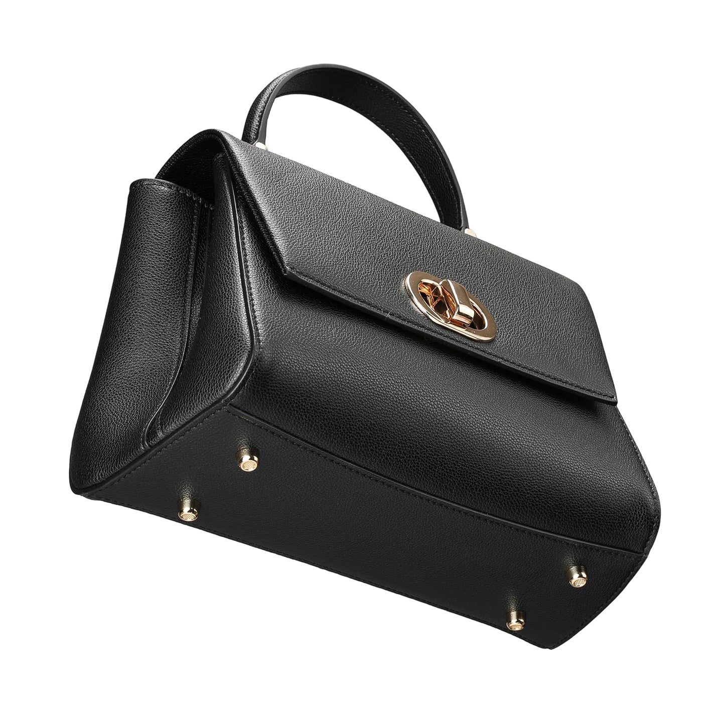 Top Handle Bag Leather Satchel Bags for Women Luxury Designer Business Crossbody Work Purse with Multiple Internal Pockets