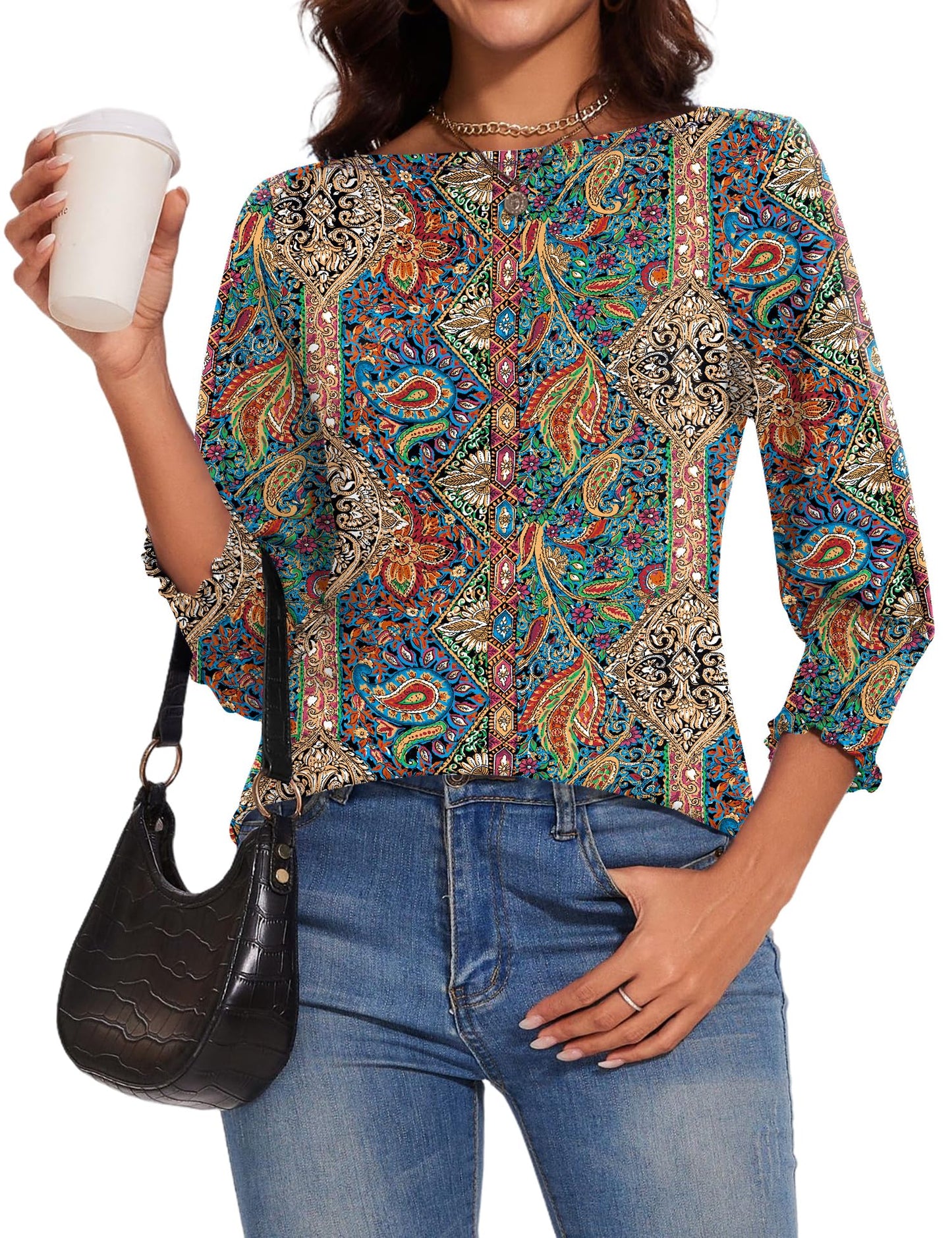 IECCP Womens Summer Tops 2025 Work Clothes for Women 2025 Fashion Top for Women Trendy Petite Top Plus Size Womens Tops