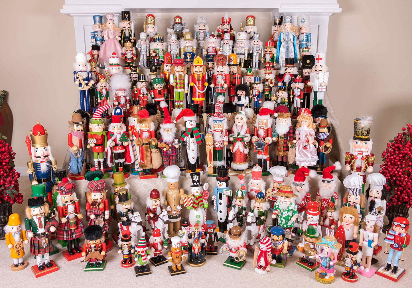 Clever Creations Gingerbread Man 6 Inch Traditional Wooden Nutcracker, Festive Christmas Décor for Shelves and Tables