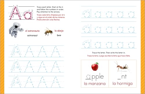 My First Bilingual Learn-to-Write Workbook: English-Spanish Bilingual Practice for Kids: Line Tracing, Letters, Numbers, and More! (My First Preschool Skills Workbooks)