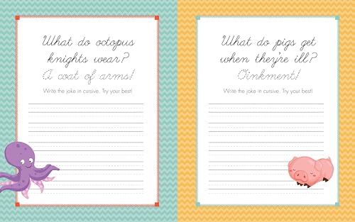 The Complete Cursive Handwriting Workbook for Kids: Laugh, Learn, and Practice the Alphabet with Silly Jokes