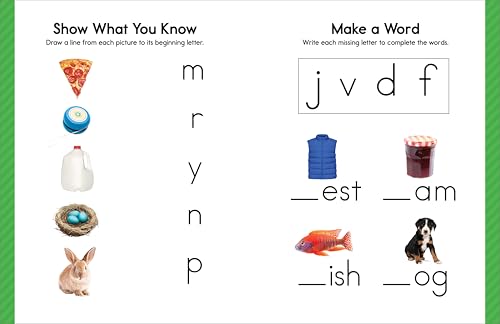 My First Learn-to-Read Preschool Workbook: Practice Pre-Reading Skills with Phonics, Sight Words, and Simple Stories! (My First Preschool Skills Workbooks)