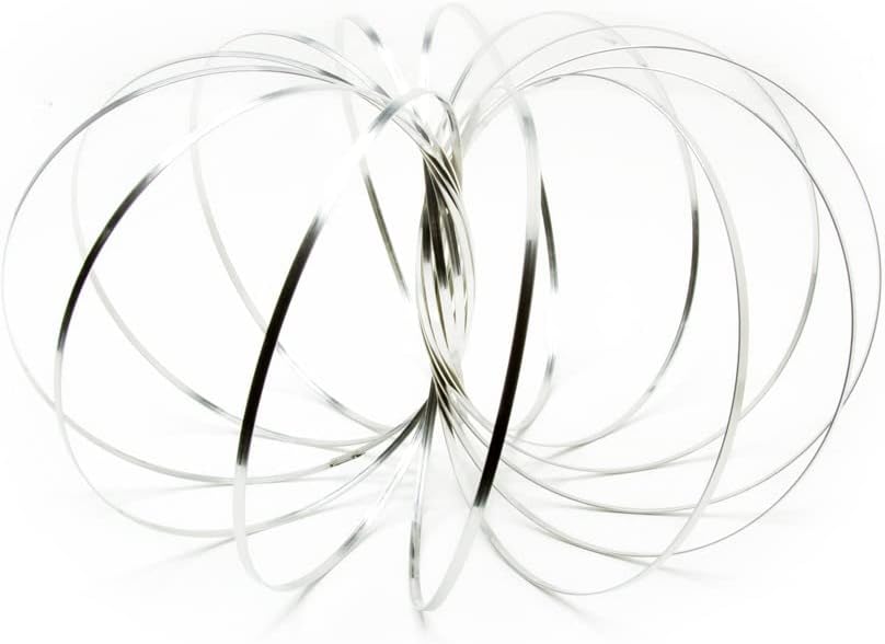 GloFX Kinetic Educational Flow Ring | Spinner Ring Arm Toy, Magic Flow Bracelet Slinky | Multi Sensory Interactive 3D Spring Toy