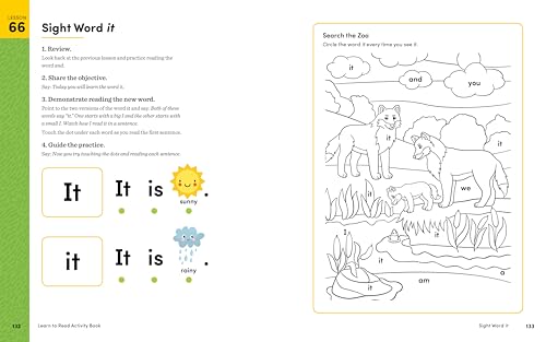 Learn to Read Activity Book: 101 Fun Phonics Lessons to Teach Your Child to Read (Phonics Makes Readers)