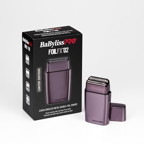 FoilFX Cord/Cordless Metal Double Foil Shaver (Purple)