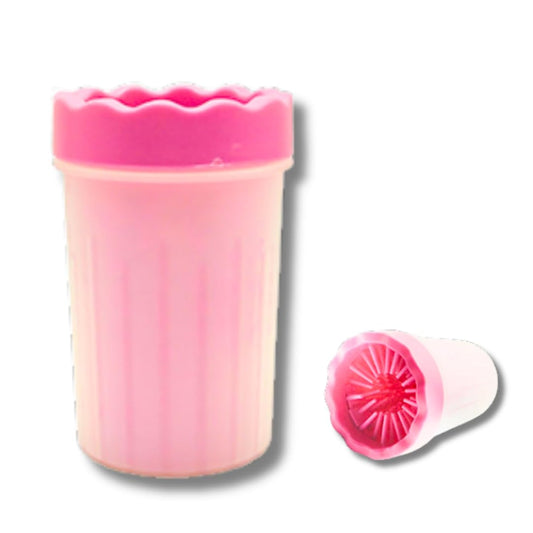 Freelax Portable Dog Paw Cleaner - Premium Quality, Eco-Friendly Silicone, Blue, Medium + Large Size for Pet Supplies and Accessories (Pink)