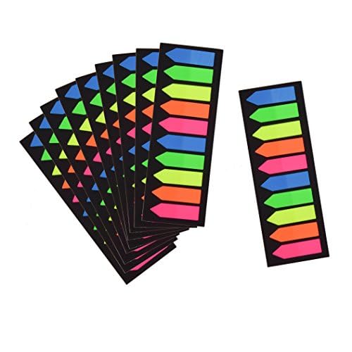 2000 Pieces Sticky Tabs, Colored Sticky Note Index Tabs, Page Markers Flags for Book Markers, Book Annotation Tabs