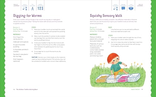 The Outdoor Toddler Activity Book: 100+ Fun Early Learning Activities for Outside Play (Toddler Activity Books)