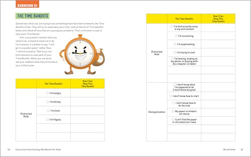 Executive Functioning Workbook for Kids: 40 Fun Activities to Build Memory, Flexible Thinking, and Self-Control Skills at Home, in School, and Beyond (Health and Wellness Workbooks for Kids)