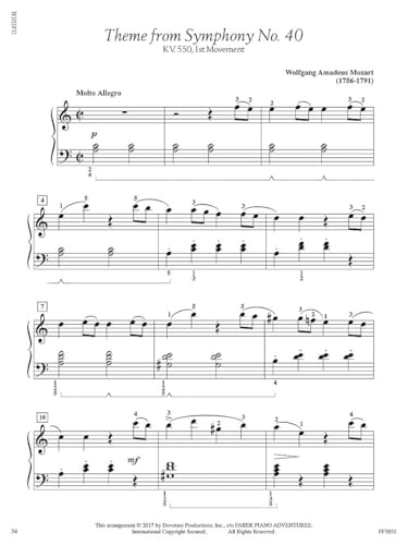 Adult Piano Adventures: Classics - Book 2 | Piano Sheet Music Songbook for Adults | Symphony Themes, Opera Gems and Classical Favorites | Faber Piano Method Book