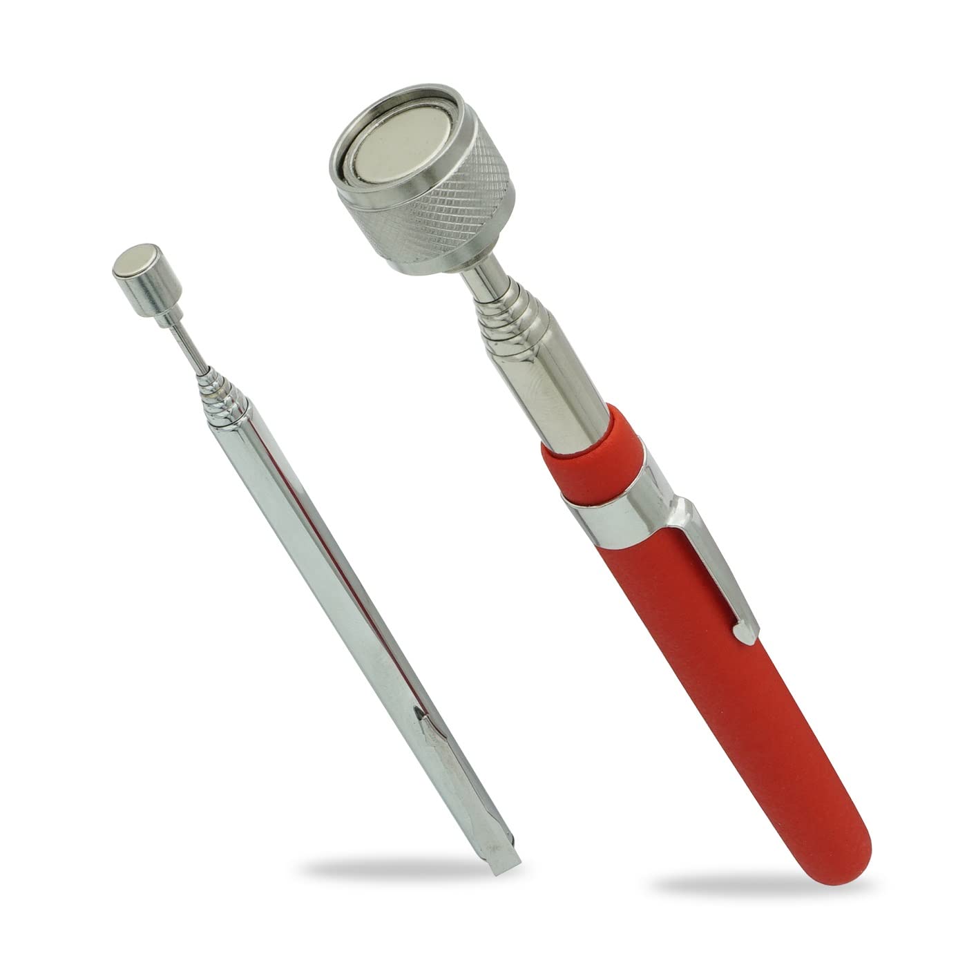 Telescopic Magnetic Pickup Tool Set, 10LB Magnet Stick, Extendable Magnetic Flashlight, LED Magnet Stick Tool for Car,Household,Office,Industry and Garage