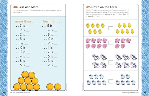 My First Grade Math Workbook: 101 Games & Activities to Support First Grade Math Skills (My Workbook)