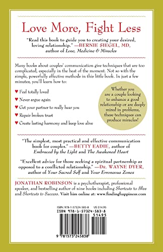 Communication Miracles for Couples: Easy and Effective Tools to Create More Love and Less Conflict