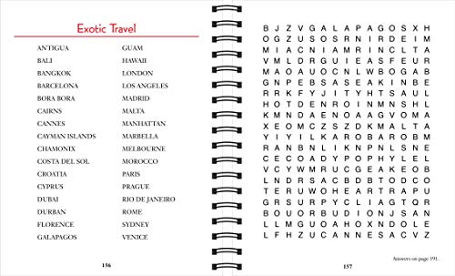 Brain Games - Word Searches - Large Print (Red) (Brain Games Large Print)