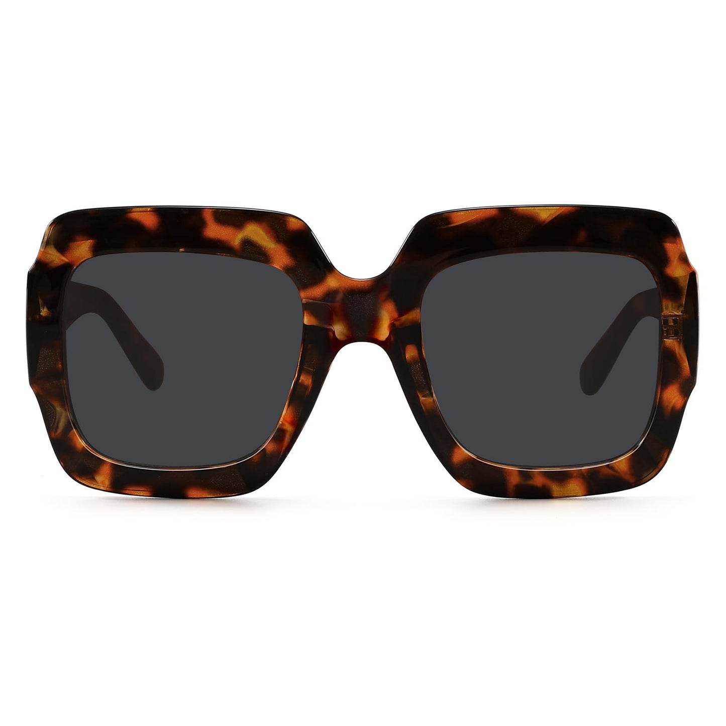 STORYCOAST Luxury Oversized Square Sunglasses for Women - Retro Big Frame Lightweight Shades, UV400 Protection Wide Frame for Vacation, Beach & Party (S0178)