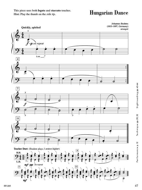 Accelerated Piano Adventures: Lesson Book 1 | Older Beginner Piano Method Book | Sheet Music Songbook to Learn Grand Staff Notes and Rhythms | Faber Piano Method Music Book