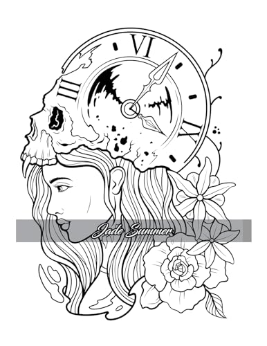 100 Tattoos: Tattoo Coloring Book for Adults with Incredible Designs of Animals, Flowers, Fantasy, Skulls, and More!