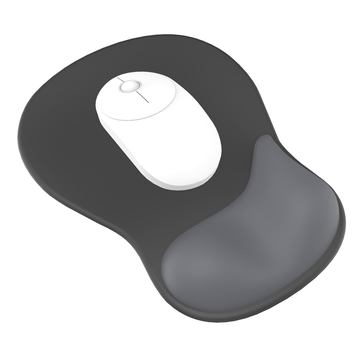 eulps Mouse Pad with Gel Wrist Rest, Ergonomic Comfortable Computer Wrist Support for Laptop, Pain Relief Mousepad with Non-Slip PU Base for Office & Home (Pink)