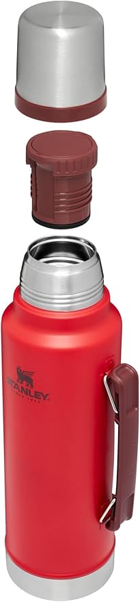 Stanley Classic Vacuum Insulated Wide Mouth Bottle -BPA-Free 18/8 Stainless Steel Thermos for Cold & Hot Beverages