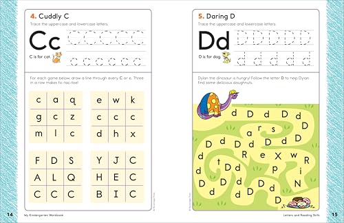 My Kindergarten Workbook: 101 Games and Activities to Support Kindergarten Skills, for Kids Ages 5-6 (My Workbook)